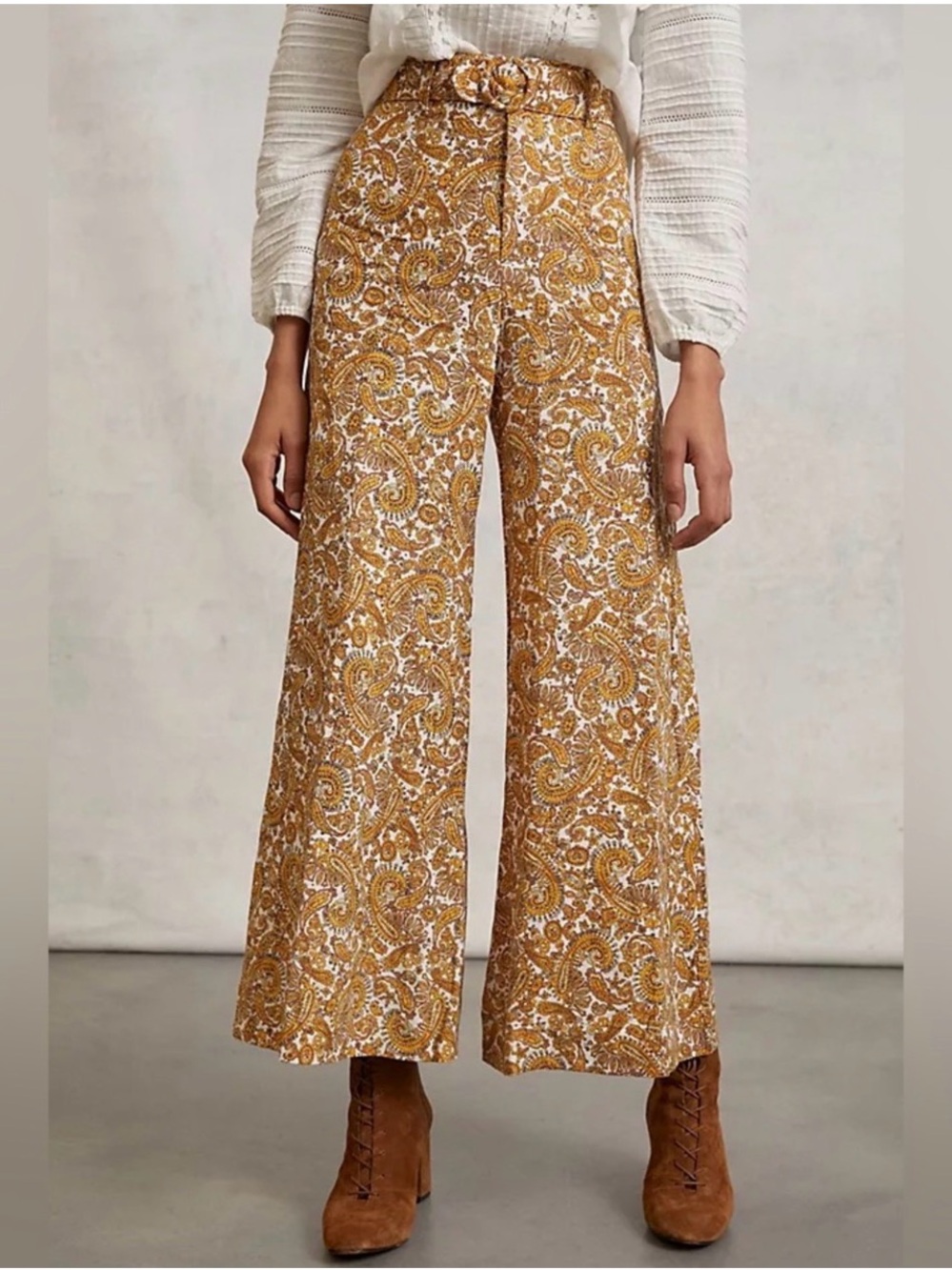 Faithfull the Brand
Manuela Paisley Linen
Palazzo Pants